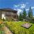 Lada nisip din lemn cu acoperis reglabil si capac, pliabila, 120x120x120 cm, gri Household NewTrend
