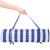 Saltea plaja pliabila din spuma EPE, cu maner si prindere, 180x60x1 cm, albastru cu dungi Household NewTrend