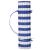 Saltea plaja pliabila din spuma EPE, cu maner si prindere, 180x60x1 cm, albastru cu dungi Household NewTrend