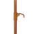 Umbrela de plaja tip hawai pliabila, cu inaltime si unghi reglabil, structura metalica, 160 cm, maro Household NewTrend