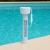 Termometru plutitor pentru piscina, cu snur de prindere si scala dubla, 18,5 cm, alb Household NewTrend