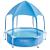 Piscina rotunda cu cadru meltalic si parasolar Canopy Intex 28290NP, D183xH38 cm Household NewTrend