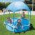 Piscina rotunda cu cadru meltalic si parasolar Canopy Intex 28290NP, D183xH38 cm Household NewTrend