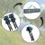 Set masa pliabila cu 2 scaune, structura metalica, husa transport, 47x47x45 cm, gri Household NewTrend