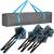 Set masa pliabila cu 2 scaune, structura metalica, husa transport, 47x47x45 cm, gri Household NewTrend