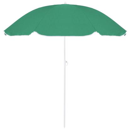 Umbrela de plaja pliabila cu inclinare reglabila, diametru 160 cm, verde Household NewTrend