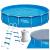 Piscina cadru metalic Summer Waves, 457×91 cm, 13.000 litri, cu toate accesoriile Household NewTrend