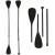 Placa Stand up paddle SUP gonflabila cu vasla, pompa si accesorii, 320x80x19 cm, 150 kg, gri Household NewTrend