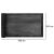 Protectie balcon din plasa PVC, cu inele metalice pentru prindere, 105x500 cm, negru Household NewTrend