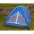 Cort usor de camping 2 persoane, cu plasa tantari, 200x120x100 cm, albastru Household NewTrend