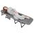 Pat pliabil camping Deluxe Trip cu spatar reglabil tip sezlong, 200x65x29 cm, gri Household NewTrend