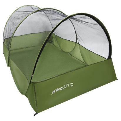 Cort cu plasa anti-insecte autoexpandabil, pentru plaja sau camping, 190x120x95 cm, verde Household NewTrend