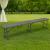 Banca pliabila, imitatie lemn, HDPE si otel, 183x28x43 cm, gri inchis Household NewTrend