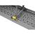 Banca pliabila, imitatie lemn, HDPE si otel, 183x28x43 cm, gri inchis Household NewTrend