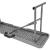 Banca pliabila, imitatie lemn, HDPE si otel, 183x28x43 cm, gri inchis Household NewTrend