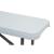 Banca pliabila pentru evenimente si catering, 183x28x43 cm, din HDPE si otel, alb Household NewTrend