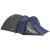 Cort camping 4 persoane cu antreu, impermeabil 3000 mm, 450x210x150 cm, negru si albastru Household NewTrend