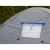 Cort camping 4 persoane cu antreu, impermeabil 3000 mm, 450x210x150 cm, negru si albastru Household NewTrend