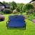 Bancuta pliabila dubla pentru terasa si gradina, structura metalica, 109x64x67 cm, albastru Household NewTrend