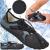 Pantofi plaja si apa, talpa cauciuc antiderapanta, material respirabil, negru, marimea 41 Household NewTrend