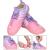 Pantofi plaja si apa, talpa cauciuc antiderapanta, material respirabil, roz, marimea 36 Household NewTrend