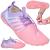 Pantofi plaja si apa, talpa cauciuc antiderapanta, material respirabil, roz, marimea 36 Household NewTrend