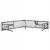 Banca pliabila, cu maner, HDPE si cadru metalic, 180x30x43 cm, alb/gri Household NewTrend