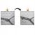 Banca pliabila, cu maner, HDPE si cadru metalic, 180x30x43 cm, alb/gri Household NewTrend