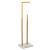 Suport hartie igienica 5Five Lea cu spatiu depozitare, bambus, 22x18x78 cm, alb si maro Household NewTrend