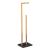 Suport hartie igienica 5Five Lea cu spatiu depozitare, bambus, 22x18x78 cm, negru si maro Household NewTrend