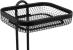 Suport hartie igienica 5Five Mayaj cu spatiu depozitare, otel, 17x16x73 cm, negru Household NewTrend