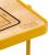 Suport hartie igienica 5Five cu raft depozitare, otel, 18x12x59 cm, galben Household NewTrend