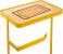 Suport hartie igienica 5Five cu raft depozitare, otel, 18x12x59 cm, galben Household NewTrend