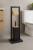 Suport WC cu perie 5Five Natureo, cu suport hartie igienica, metal si bambus, 20x20x80 cm, negru Household NewTrend