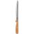 Tava pentru taiat paine Atmosphera din bambus cu cutit inclus, 44x27 cm, bej Household NewTrend