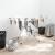 Uscator rufe 5Five Sinai cu lungime de uscare 15 m, otel si polipropilena, 150x61x96 cm, gri Household NewTrend