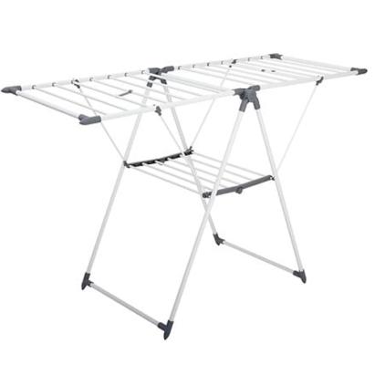 Uscator rufe 5Five Sinai cu lungime de uscare 15 m, otel si polipropilena, 150x61x96 cm, gri Household NewTrend