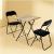 Masa pliabila 5Five Klapptisch pentru 2 persoane, 60x60 cm, lemn deschis Household NewTrend