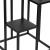 Suport plante Atmosphera cu 4 niveluri, structura metalica, 36x36x87 cm, negru Household NewTrend