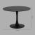 Masa rotunda Atmosphera Elias, 102x76 cm, MDF si metal, negru Household NewTrend