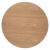 Masa rotunda Atmosphera Elias, 102x76 cm, MDF si metal, negru si stejar Household NewTrend