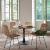 Masa rotunda Atmosphera Elias, 102x76 cm, MDF si metal, negru si stejar Household NewTrend