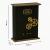 Cutie chei Atmosphera Nikolai cu 9 carlige, MDF si decor vintage seif, 27x38 cm, negru Household NewTrend