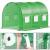 Folie inlocuire pentru sera 300x200x200 cm, PE 140g/mp cu plasa PP, UV4, 6 ferestre si usa cu fermoar, verde Household NewTrend