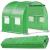 Folie inlocuire pentru sera 200x200x200 cm, PE 140g/mp cu plasa PP, UV4, 4 ferestre si usa cu fermoar, verde Household NewTrend