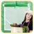 Folie inlocuire pentru sera 200x200x200 cm, PE 140g/mp cu plasa PP, UV4, 4 ferestre si usa cu fermoar, verde Household NewTrend