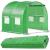 Folie inlocuire pentru sera 200x200x200 cm, PE 140g/mp cu plasa PP, UV4, 4 ferestre si usa cu fermoar, verde Household NewTrend