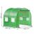 Folie inlocuire pentru sera 200x200x200 cm, PE 140g/mp cu plasa PP, UV4, 4 ferestre si usa cu fermoar, verde Household NewTrend