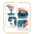 Pompa de stropit manual 8L cu lance reglabila 63 cm, 2 duze si curea de umar Household NewTrend