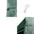 Pavilion gradina 250x250x255 cm, structura metalica cu 4 picioare, acoperis PE 90g/mp, verde Household NewTrend